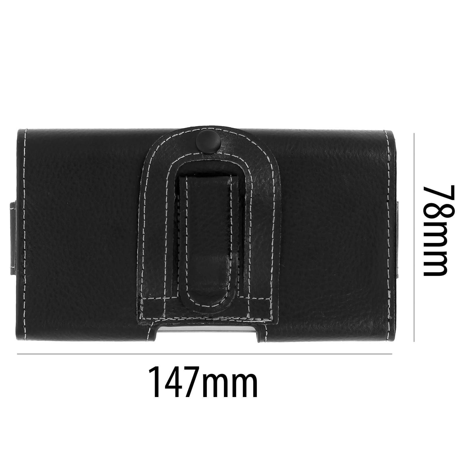 House ceinture Smartphone Universel taille Xl Passant ceinture + clip cuir-2