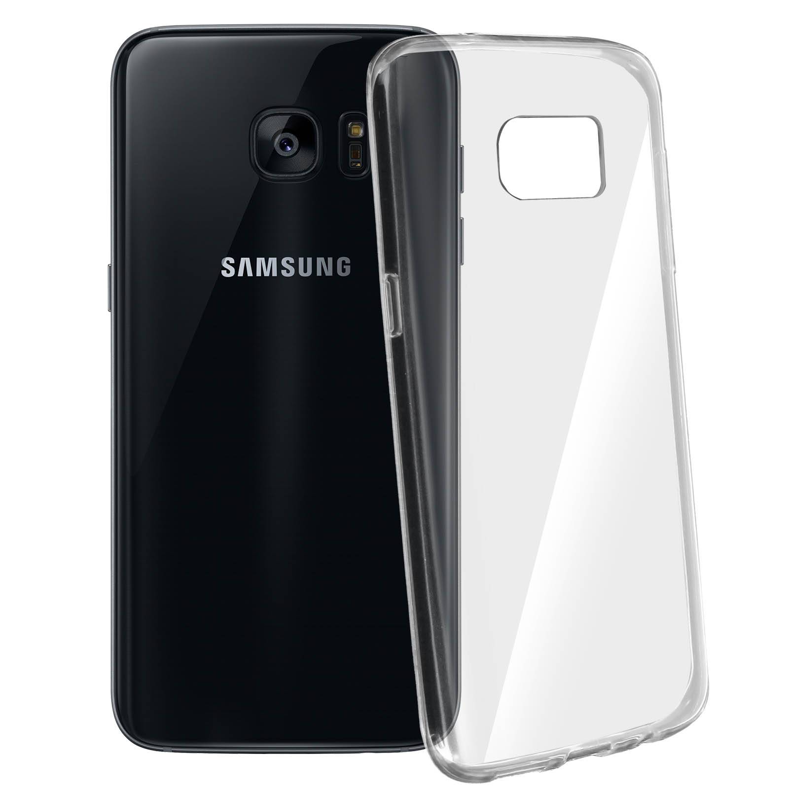 Coque pour Galaxy S7 Edge en Silicone Gel Souple avec Effet Mate-0