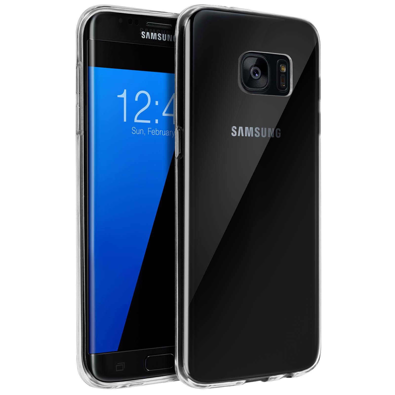 Coque pour Galaxy S7 Edge en Silicone Gel Souple avec Effet Mate-1