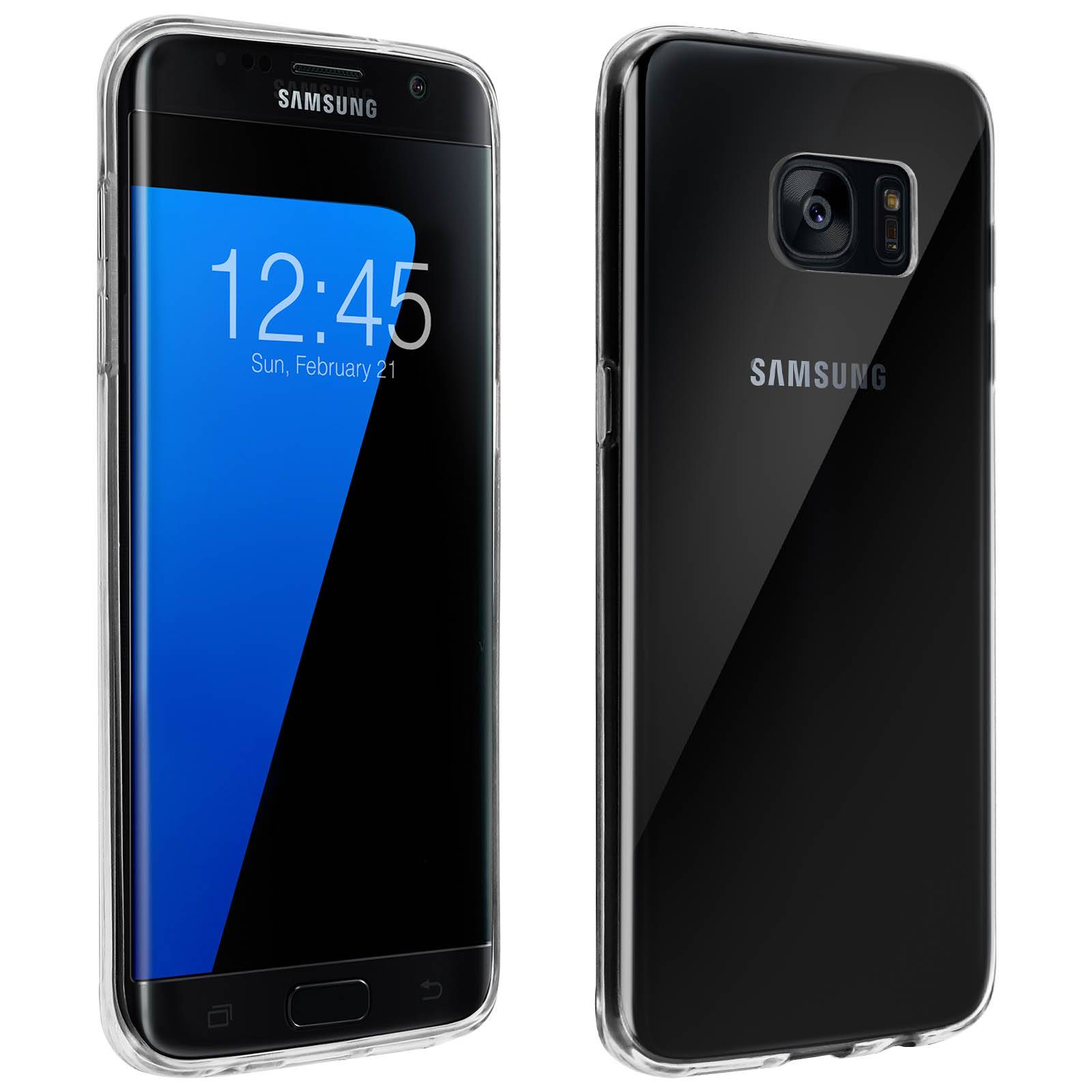 Coque pour Galaxy S7 Edge en Silicone Gel Souple avec Effet Mate-2