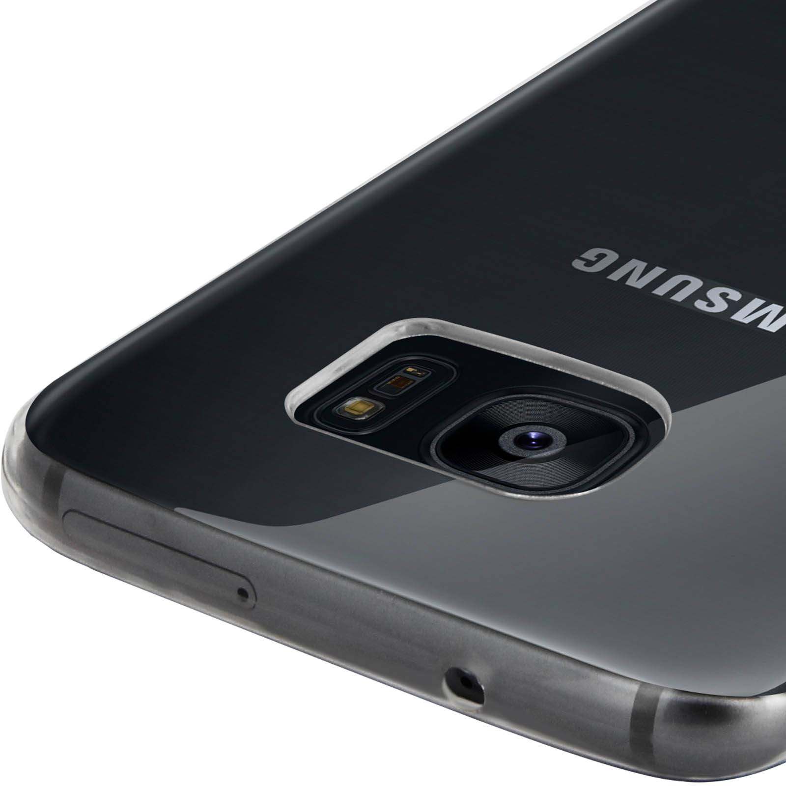 Coque pour Galaxy S7 Edge en Silicone Gel Souple avec Effet Mate-4