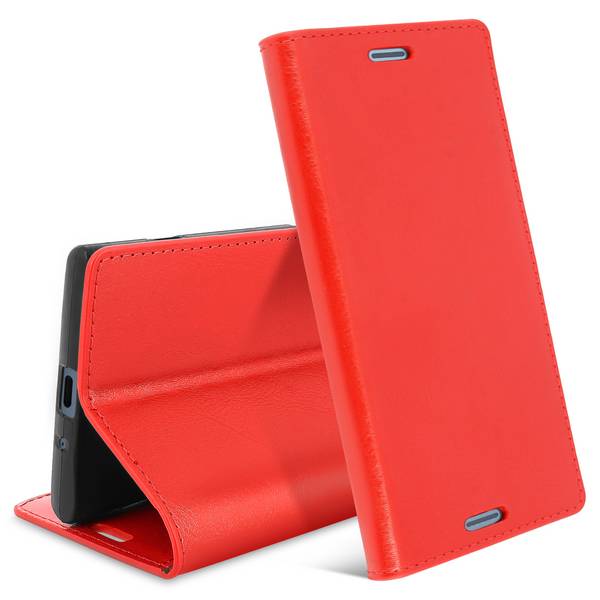 Étui pour Huawei pour Xperia XZ1 Housse folio cuir protection intégrale