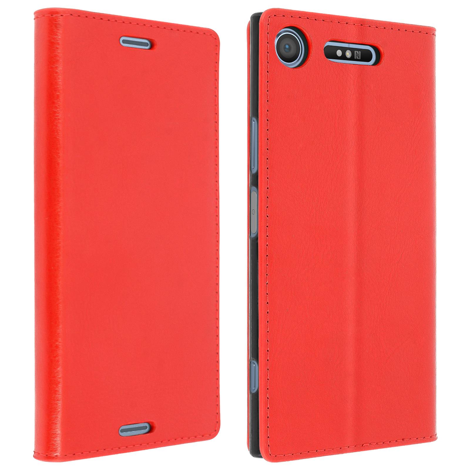 Étui pour Huawei pour Xperia XZ1 Housse folio cuir protection intégrale-1