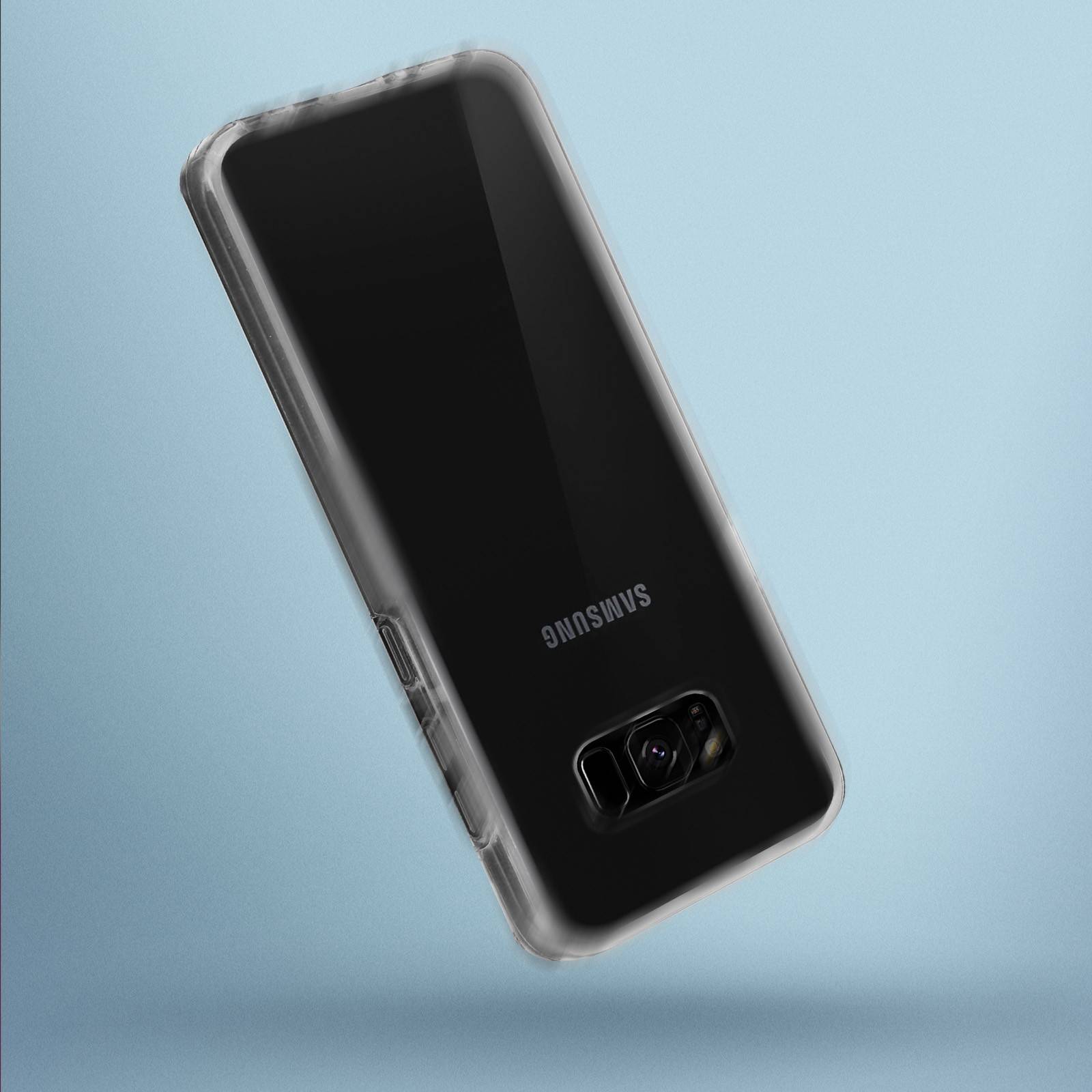 Coque Galaxy S8 Protection Avant Silicone + Arrière Polycarbonate-1