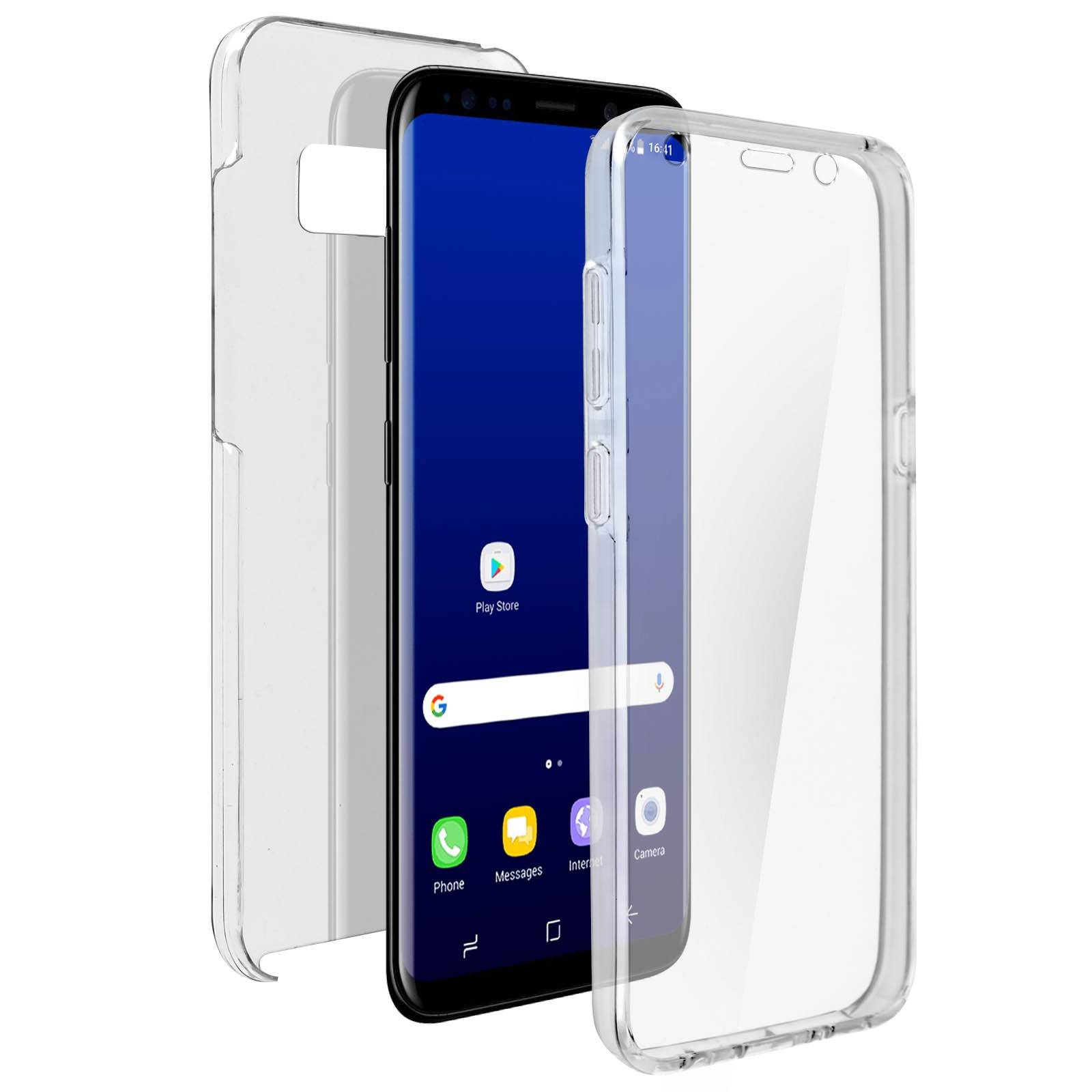 Coque Galaxy S8 Protection Avant Silicone + Arrière Polycarbonate-3