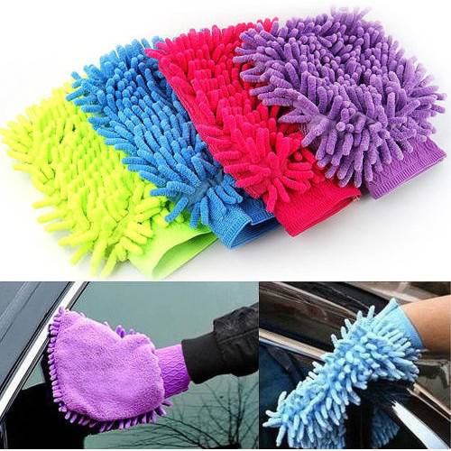 Gant Chenille Microfibre multicolore-0