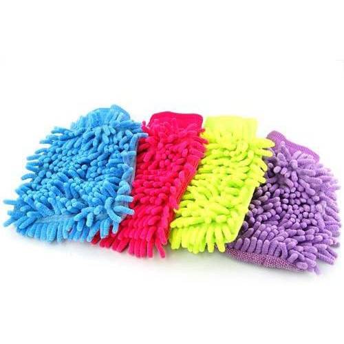Gant Chenille Microfibre multicolore-3