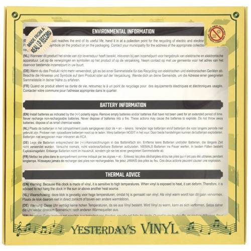 Horloge vinyle recyclé MUSCLE CAR-3