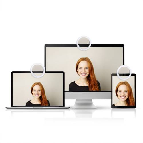 Anneau LED selfie pour mobiles et écrans-1
