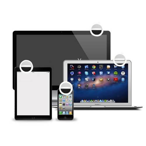 Anneau LED selfie pour mobiles et écrans-2