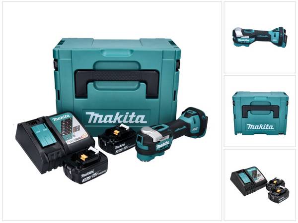 Découpeur ponceur multifonctions 18V LXT -2x3.0Ah- en Makpac- MAKITA DTM52RFJ