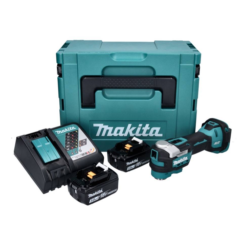 Découpeur ponceur multifonctions 18V LXT -2x3.0Ah- en Makpac- MAKITA DTM52RFJ-1