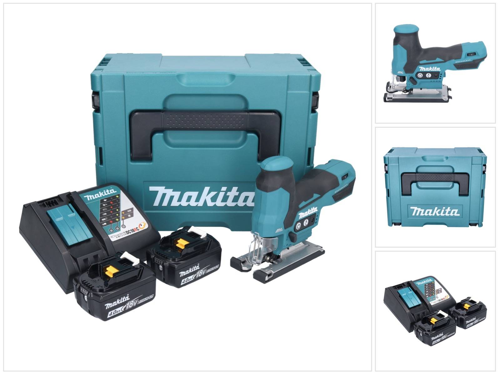 Scie sauteuse 18V LXT -2x4,0 Ah- en MAKPAC - MAKITA DJV185RMJ-0