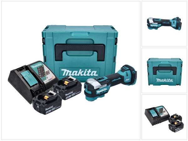Découpeur ponceur multifonctions 18V LXT -2x4.0Ah- en Makpac- MAKITA DTM52RMJ