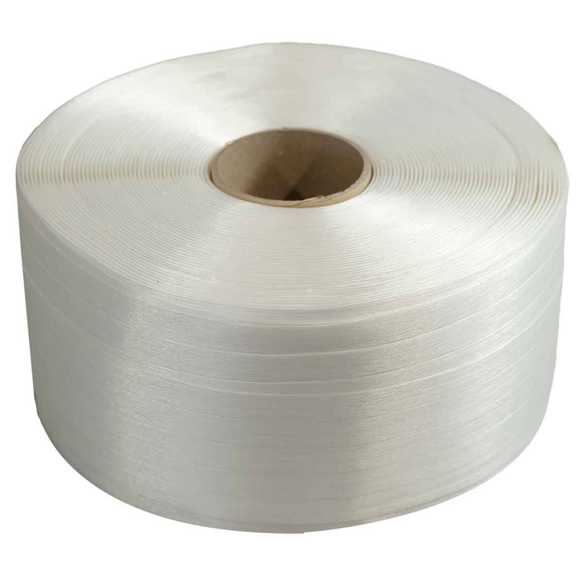 Feuillard polyester fil à fil 13 mm x 1100 m - Qualité PRO TECPLAST FF-1