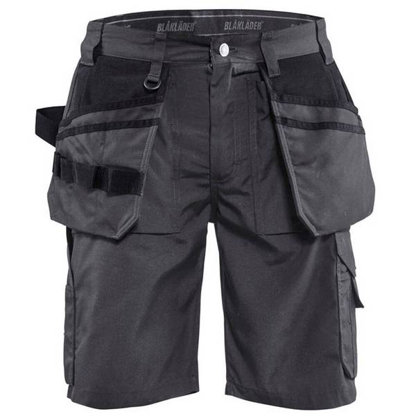 Short de travail Blaklader artisan été polycoton Gris Foncé / Noir 58