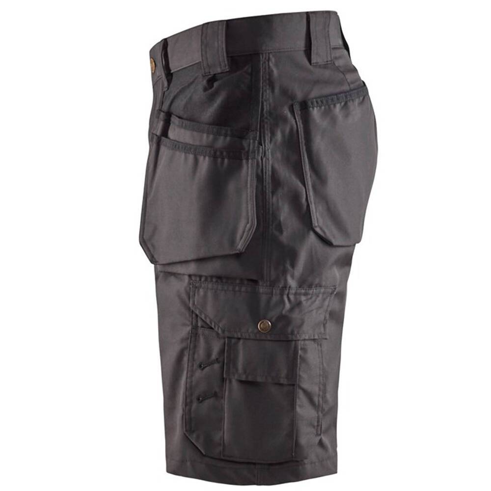 Short de travail Blaklader artisan été polycoton Gris Foncé / Noir 58-2