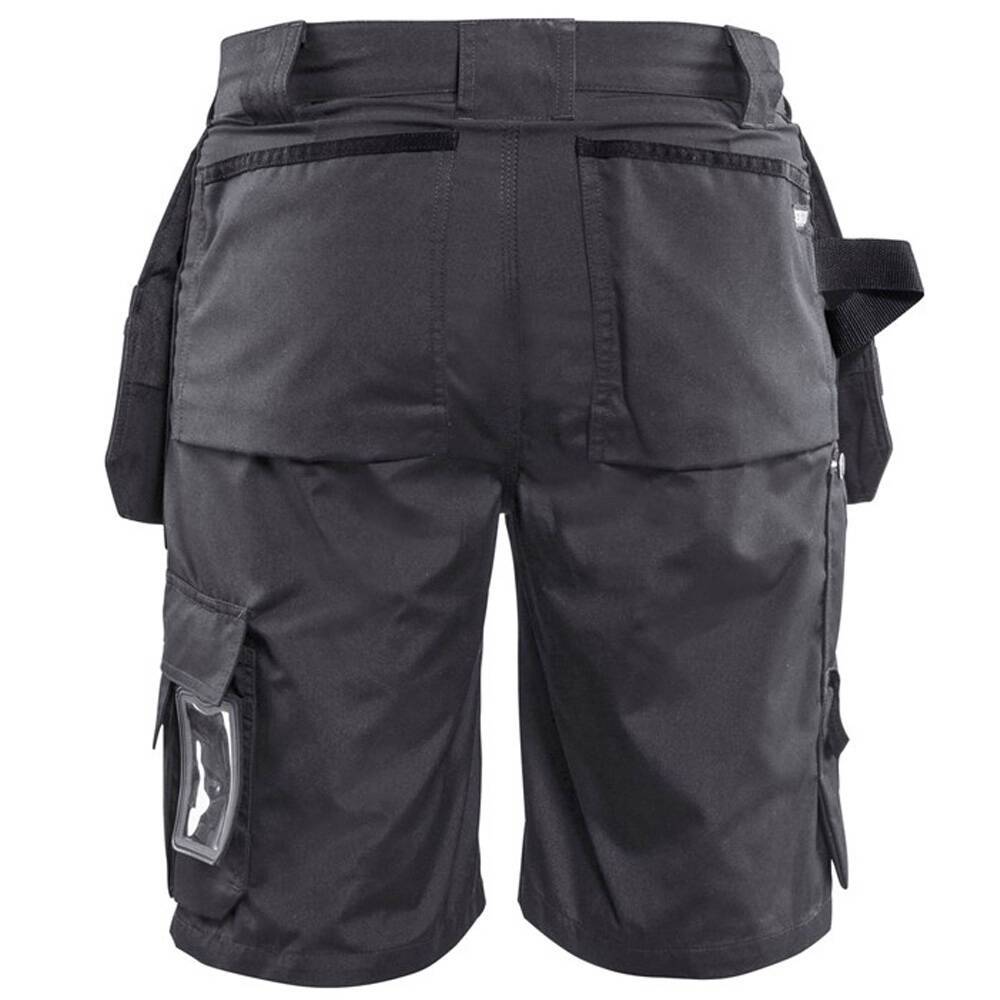 Short de travail Blaklader artisan été polycoton Gris Foncé / Noir 58-3