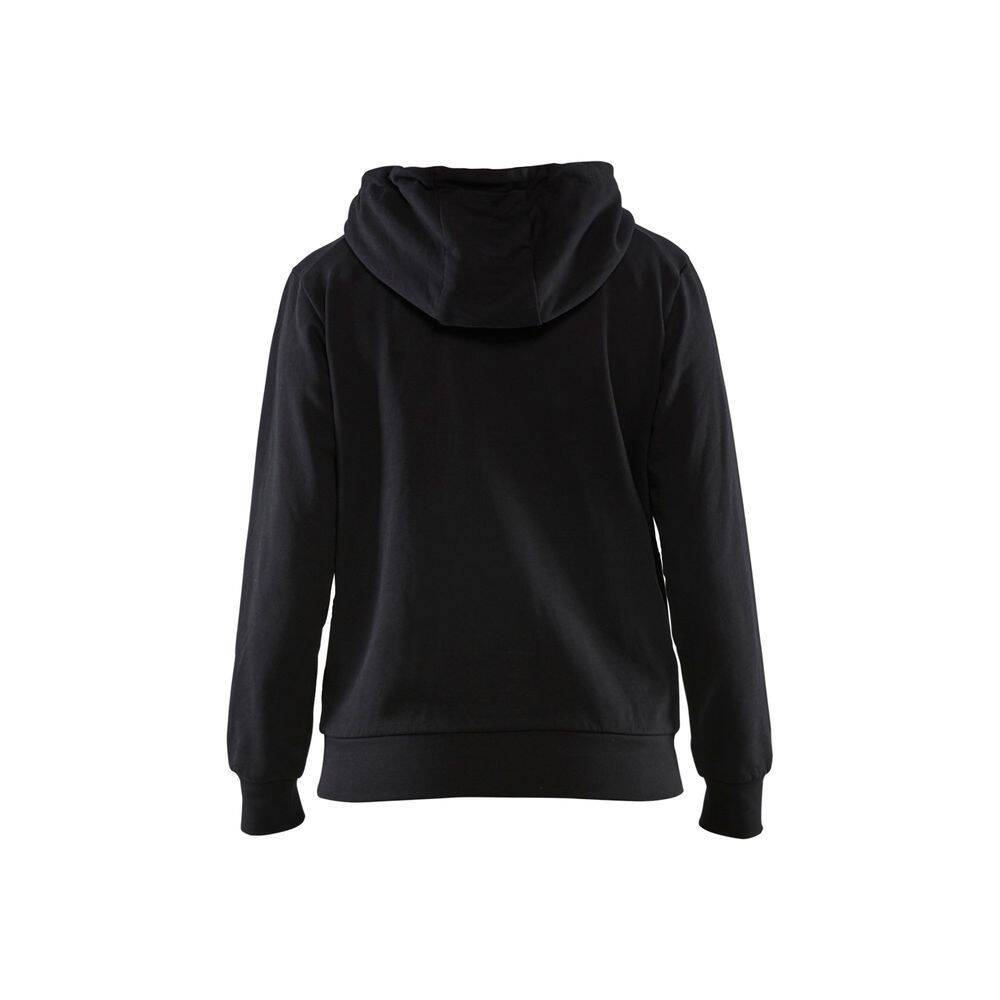 Sweat-shirt de travail à capuche imprimé 3D FEMME 100% coton Blaklader Noir S-1