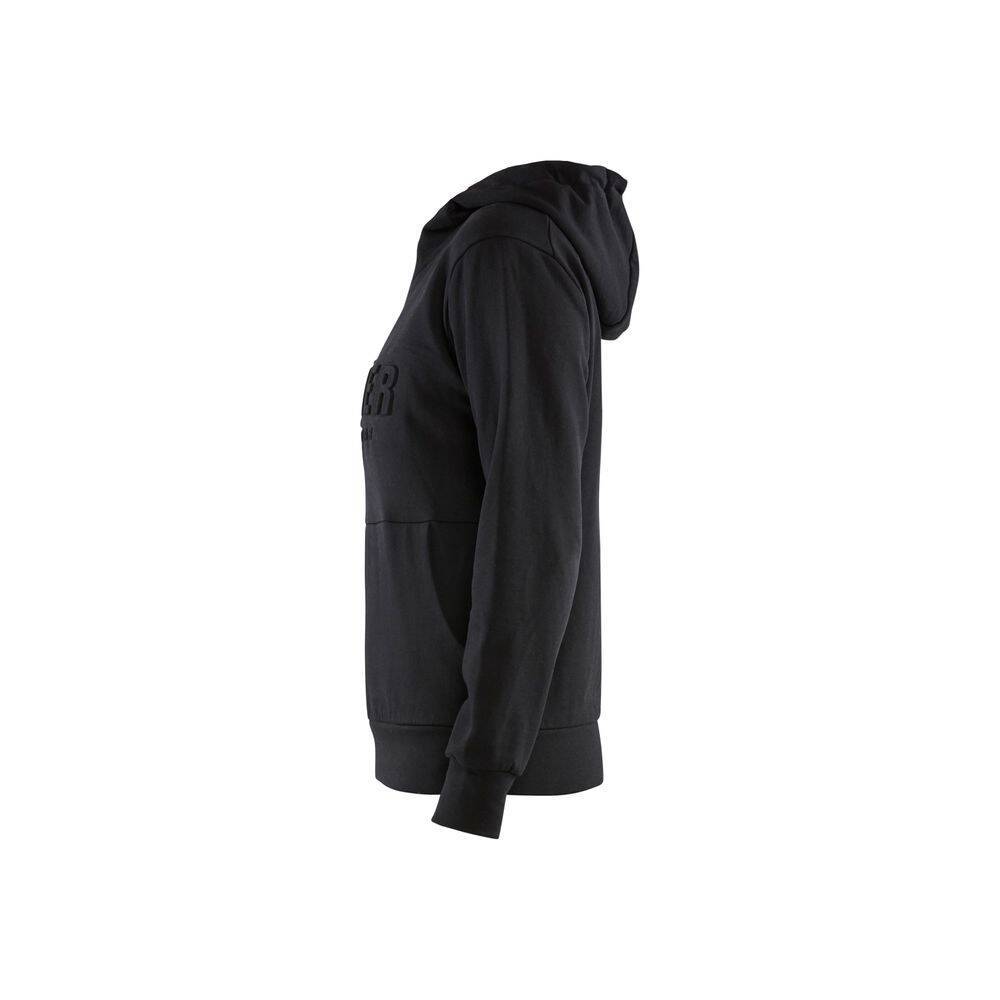 Sweat-shirt de travail à capuche imprimé 3D FEMME 100% coton Blaklader Noir S-3