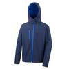 Veste softshell homme à capuche Result Bleu Marine XXL