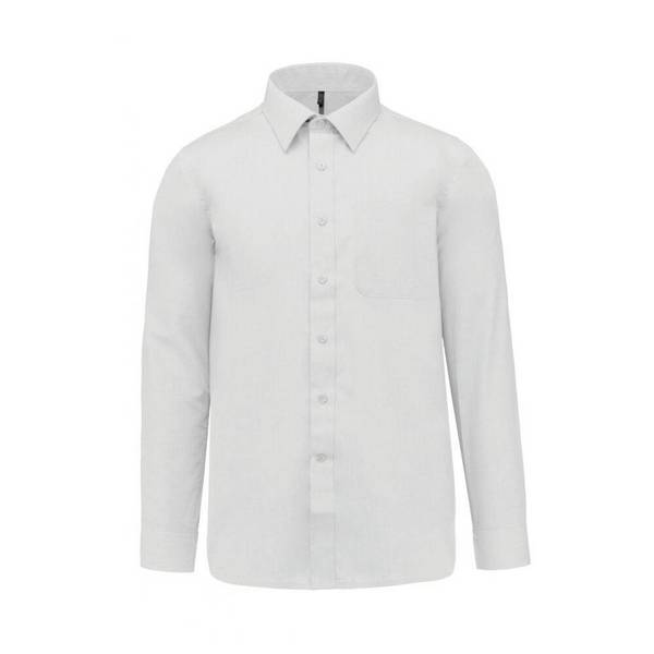 Chemise à manches longues KARIBAN JOFREY Blanc XS