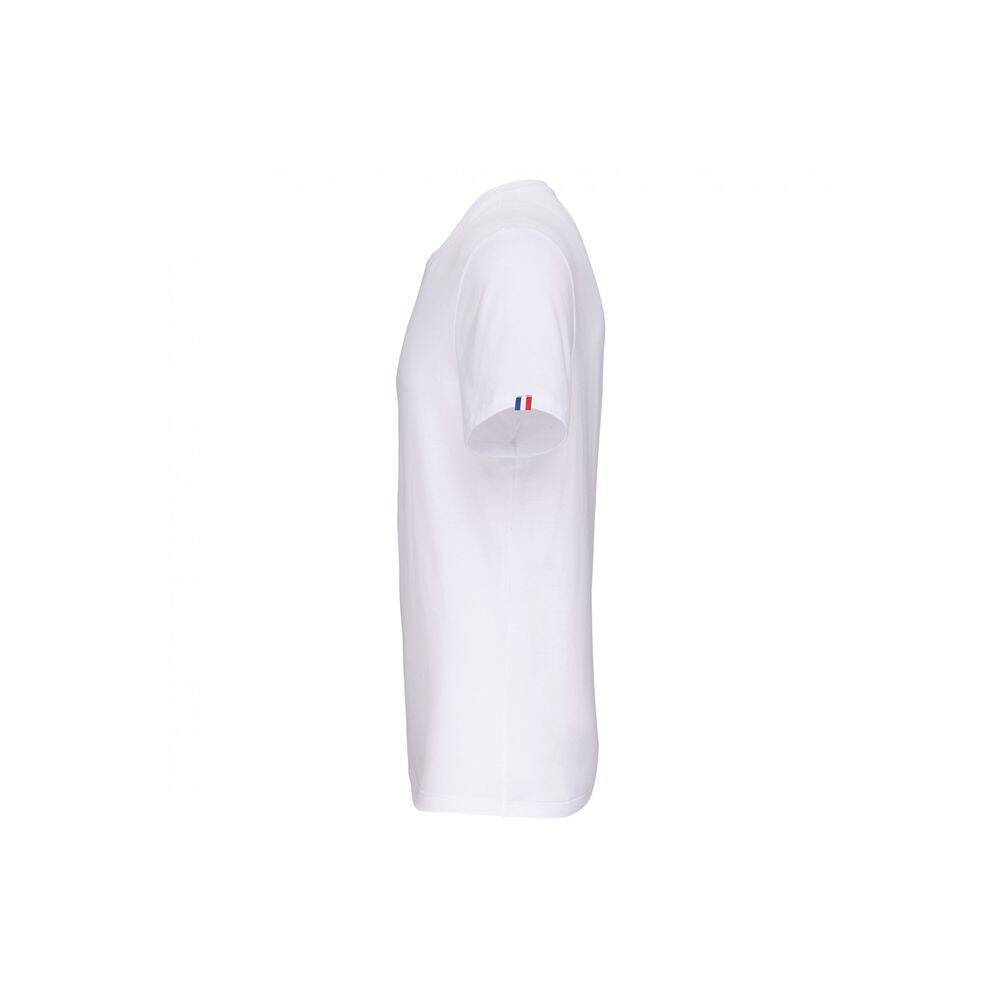 T-shirt bio origine France garantie KARIBAN Blanc L-2