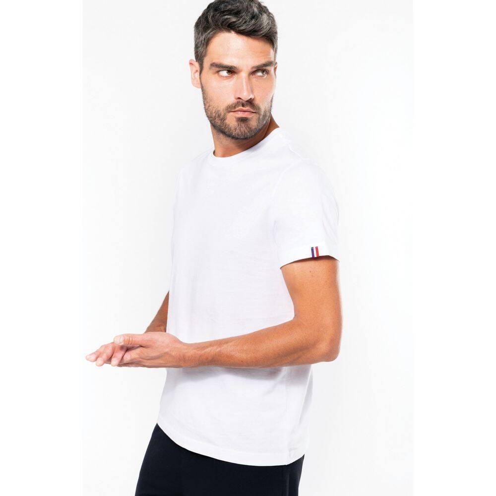 T-shirt bio origine France garantie KARIBAN Blanc L-3