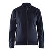 Sweat shirt zippé femme Blaklader Marine Foncé / Noir S