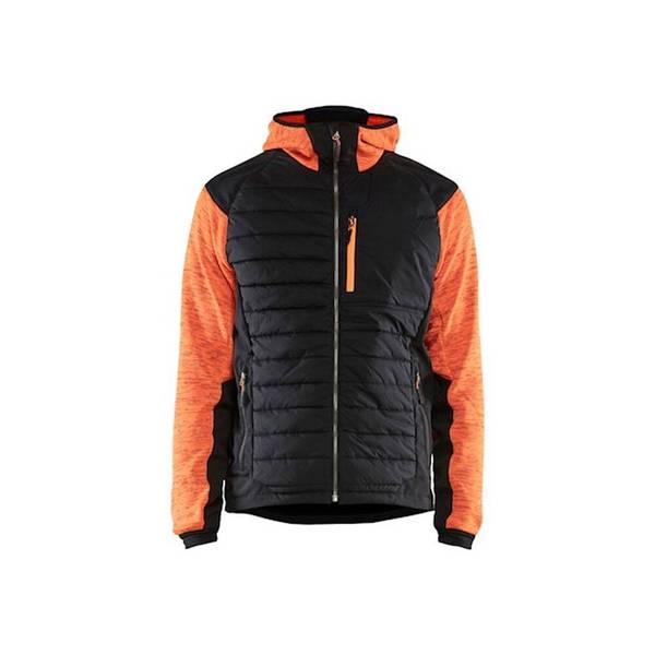 Veste de travail hybride avec rembourrage thermo Blaklader Orange / Noir M