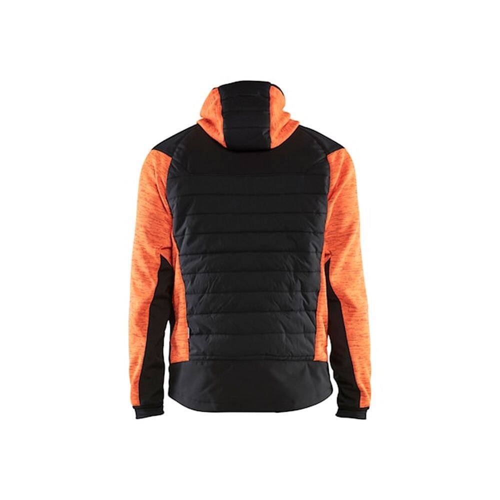 Veste de travail hybride avec rembourrage thermo Blaklader Orange / Noir M-1