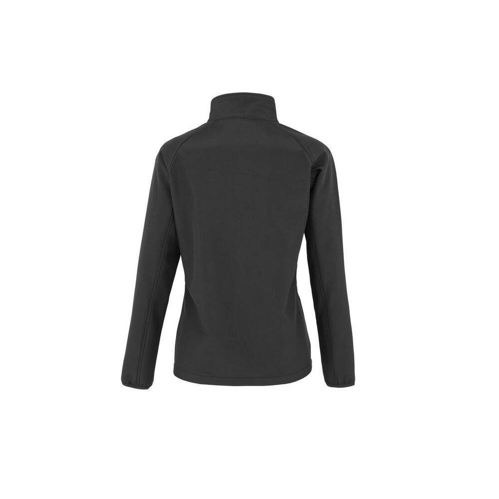 Veste softshell ecoresponsable en polyester recyclé FEMME Result Noir XL-1