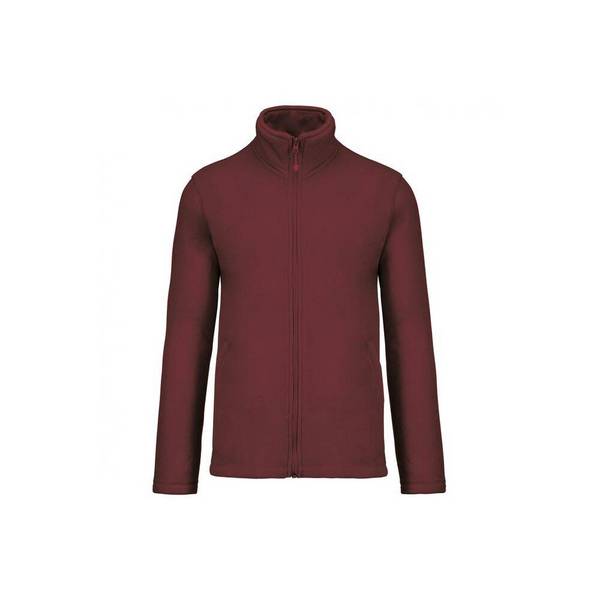 Veste micropolaire zippée Falco Kariban Bordeaux L