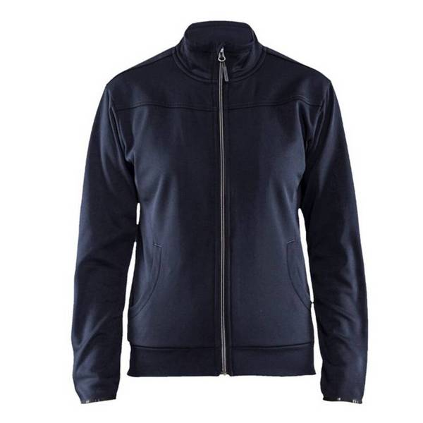 Sweat shirt zippé femme Blaklader Marine Foncé / Noir XS