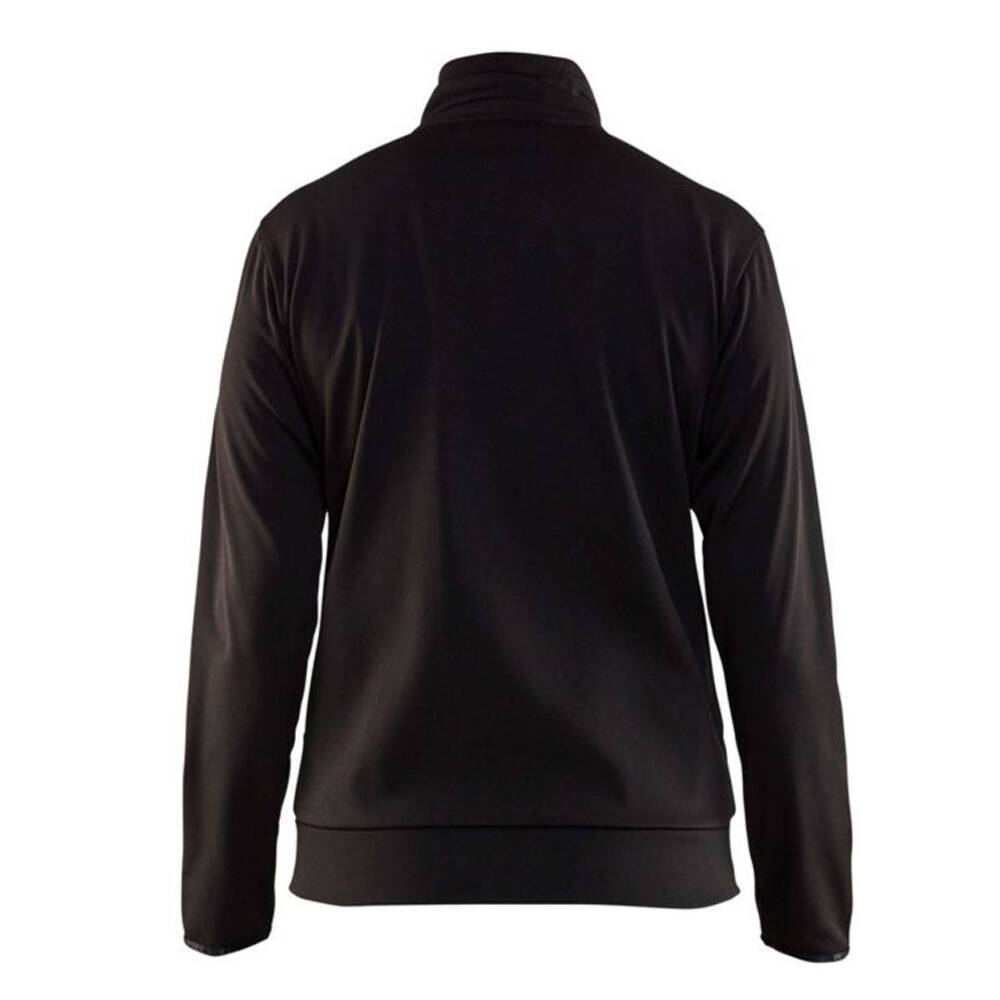 Sweat shirt zippé femme Blaklader Noir / Gris Foncé M-0