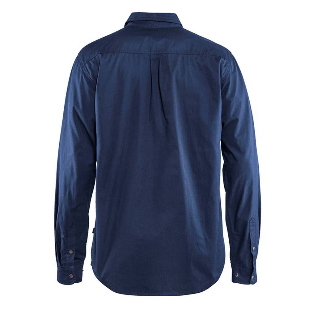 Chemise twill Blaklader Homme 100% coton Marine XXL-3