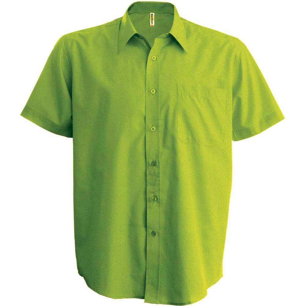 Chemise manches courtes Kariban Vert Citron L-0