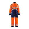 Combinaison haute visibilité Blaklader polycoton Orange / Marine 42