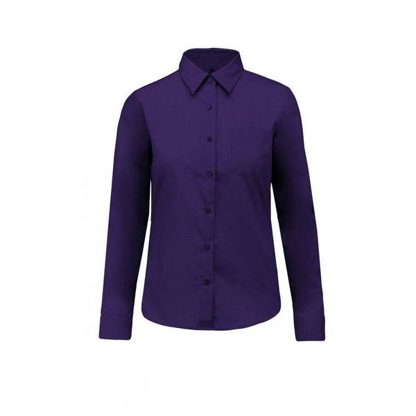 Chemise manches longues pour femme Kariban Violet XXL