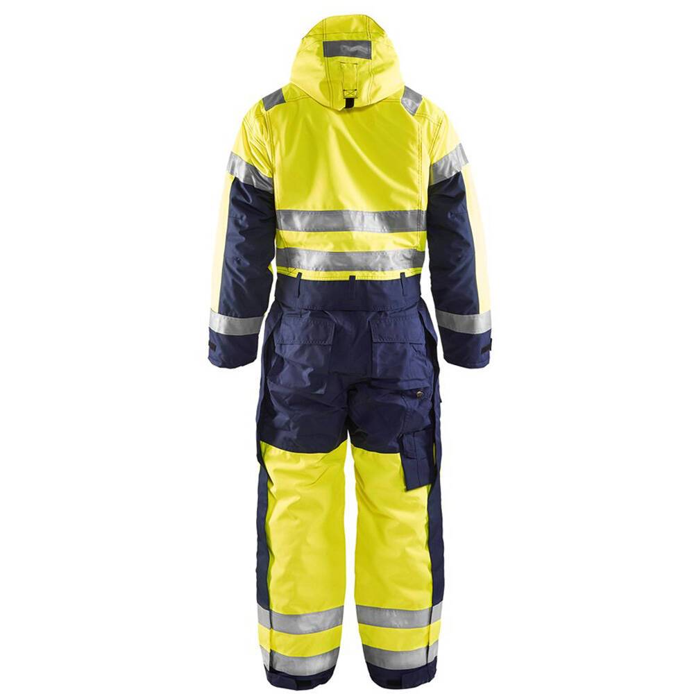 Combinaison haute visibilité imperméable Blaklader Matelassée Jaune / Marine 50-1