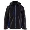 Veste hardshell Blaklader Bicolore coupe-vent Noir / Bleu M