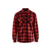 Chemise de travail matelassée Blaklader flannelle doublée Rouge / Noir XL