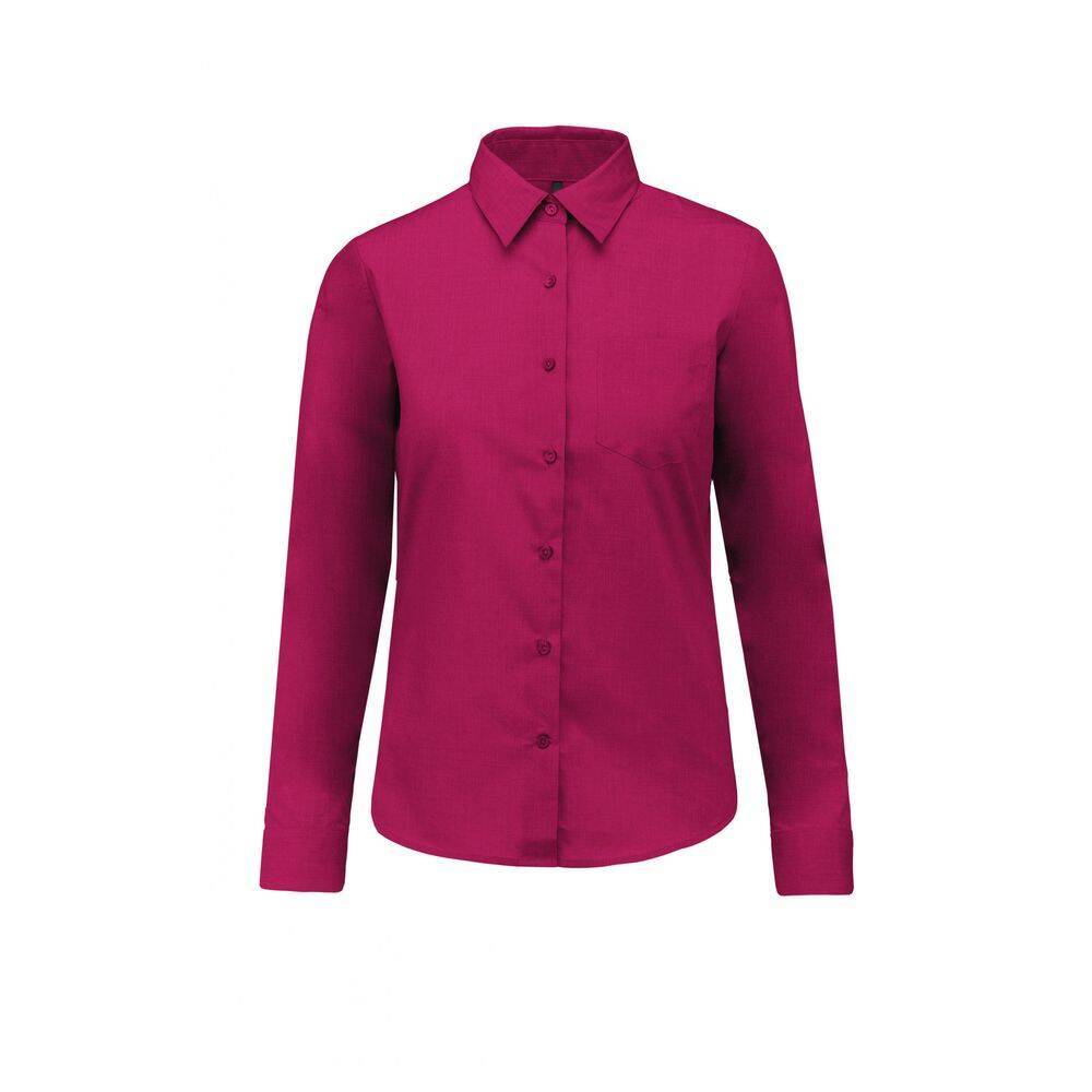Chemise manches longues pour femme Kariban Fuschia XS-0