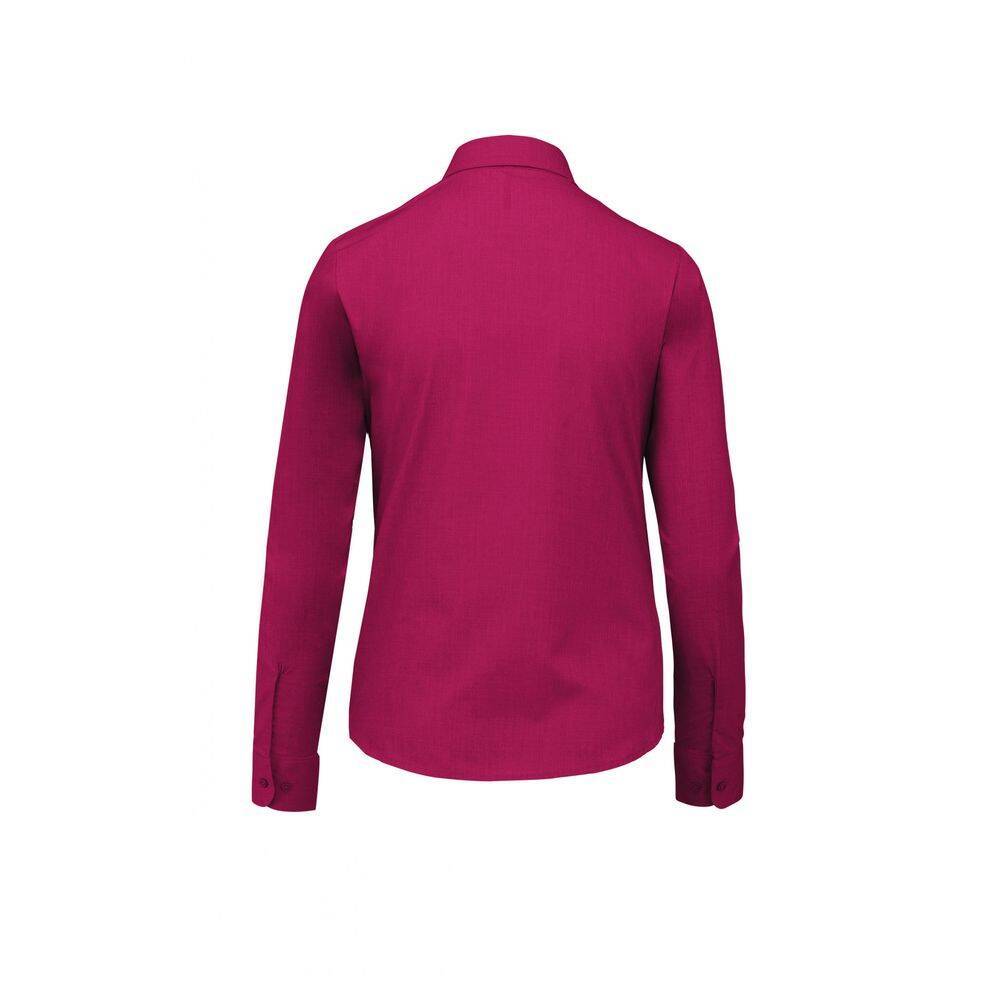 Chemise manches longues pour femme Kariban Fuschia XS-1