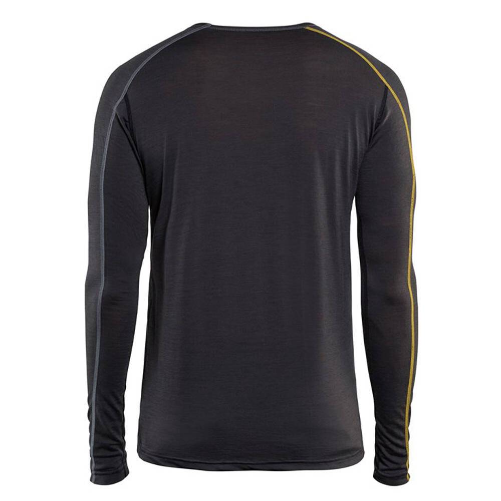 Haut de sous-vêtements Blaklader Xlight manches longues Gris Foncé / Jaune L-1