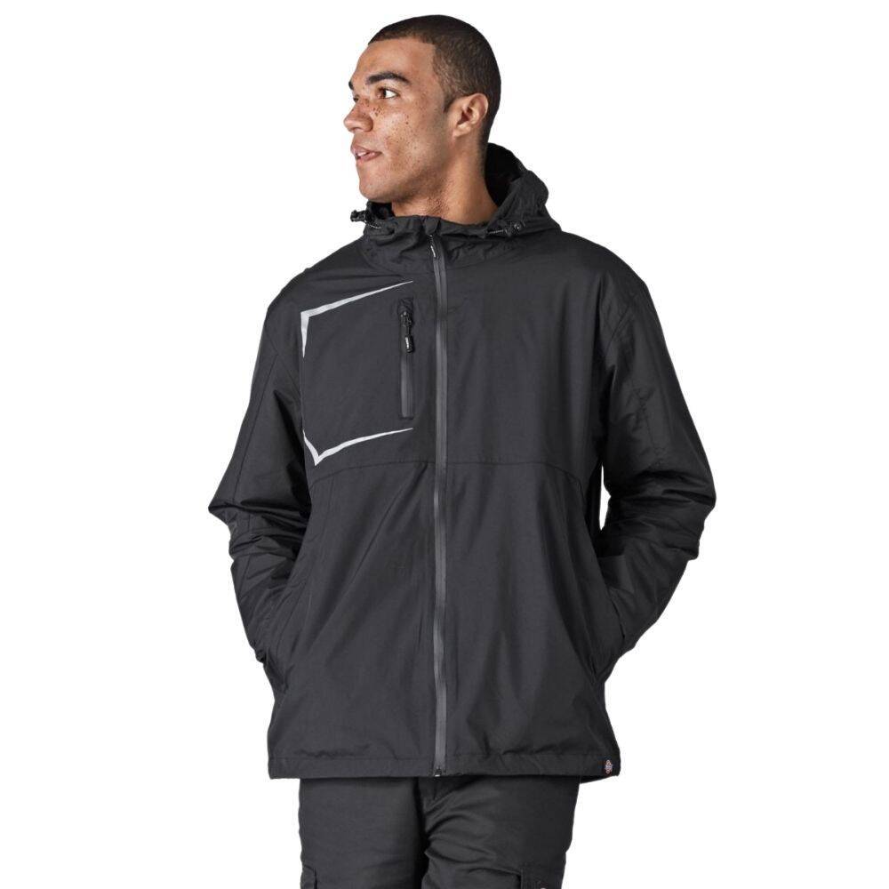 Veste de travail à capuche imperméable respirante Dickies GENERATION Noir XL-0