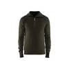 Sweat en laine col zippé BLAKLADER Vert / Gris 4XL