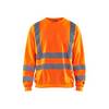 Sweat-shirt haute visibilité Blaklader col rond Orange S