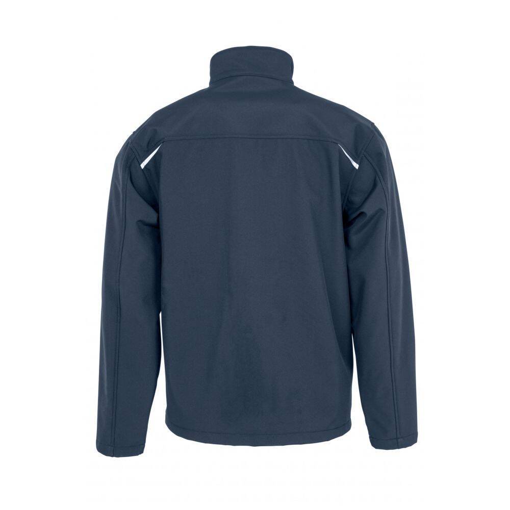 Veste de travail softshell recyclée Result Bleu Marine M-1