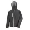 Veste softshell homme à capuche Result Noir M